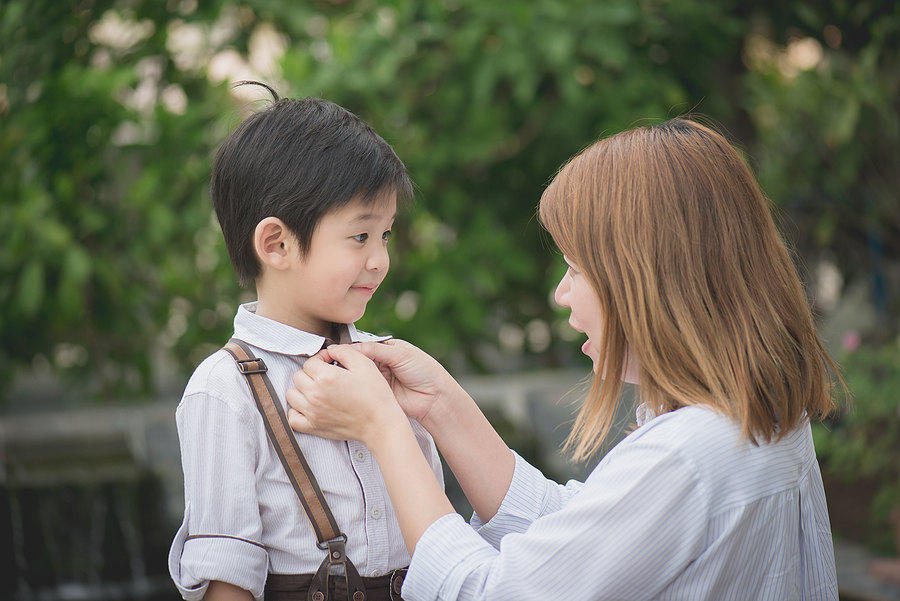 Mum Dropping Child at Nursery