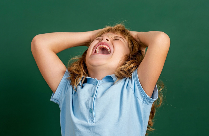 Child tantrum screaming