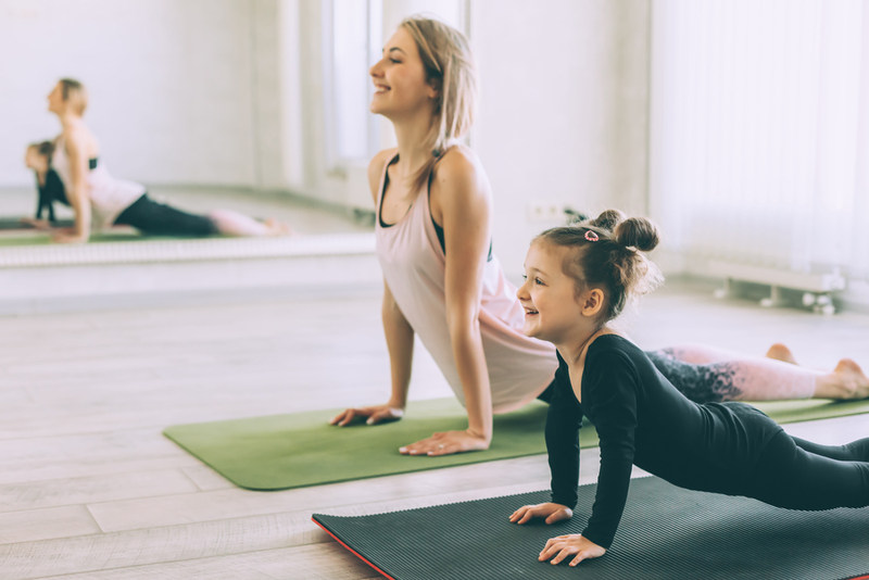Mum and Daughter Yoga