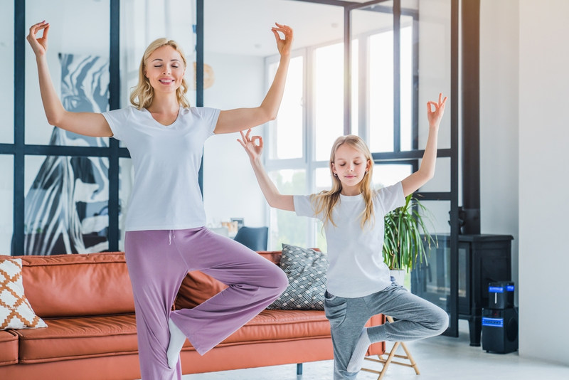 Yoga at Home with Child