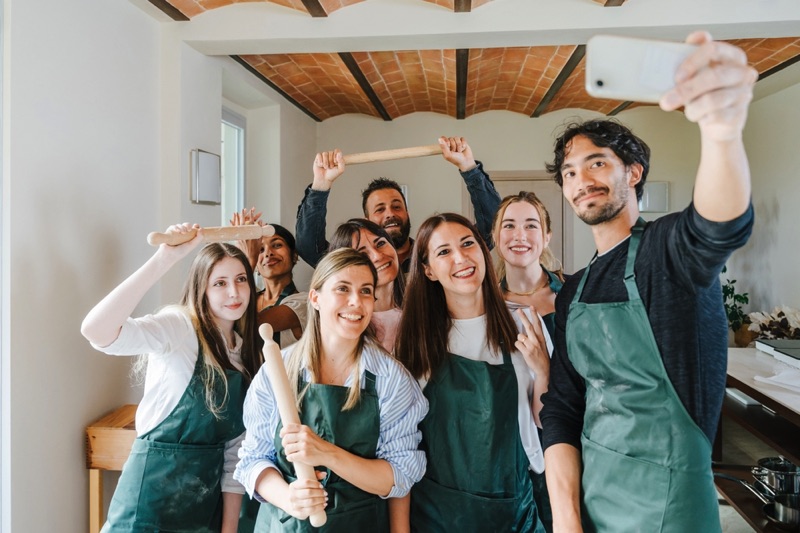 Culinary school friends