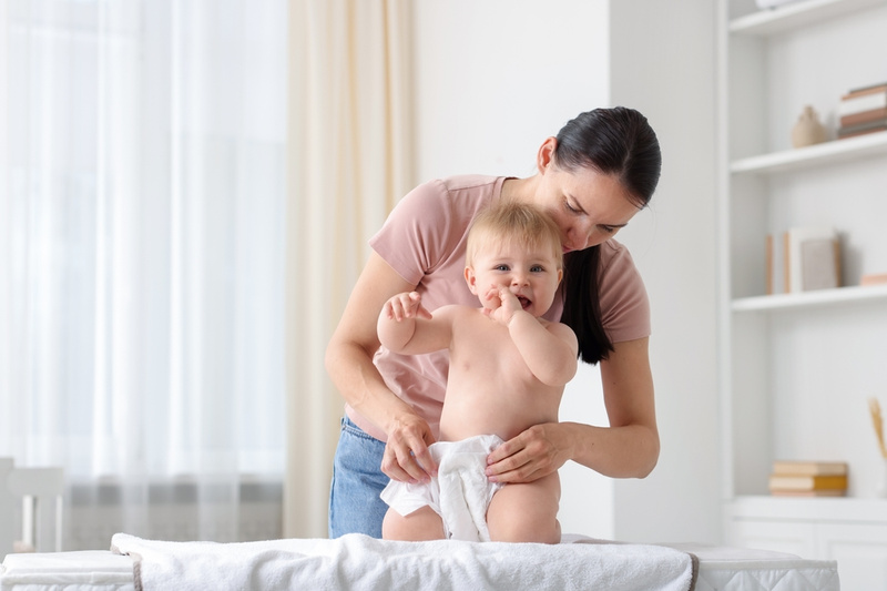 Changing Nappies Standing Up
