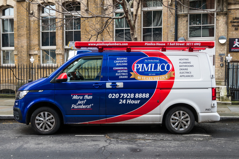Pimlico plumbers van