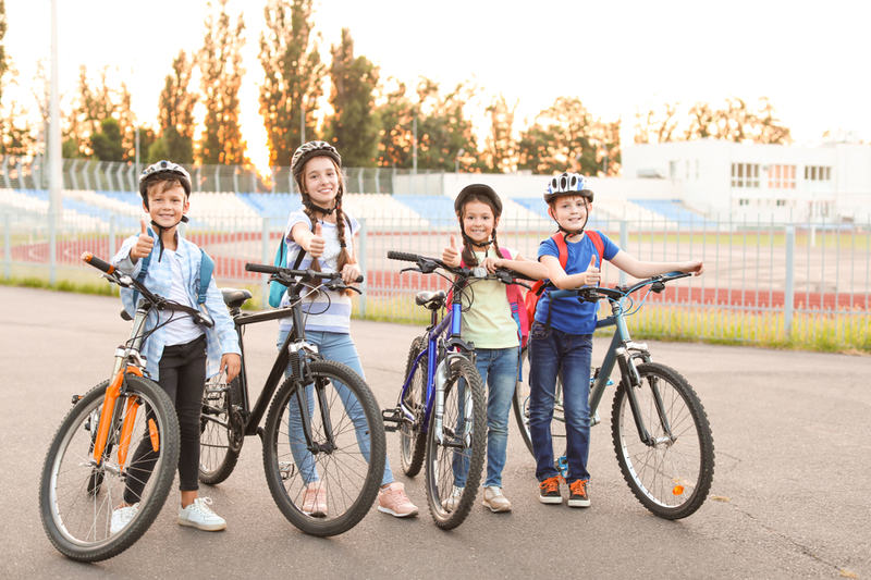 Children With Bikes